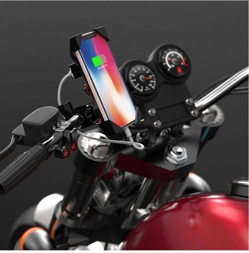 Support de téléphone portable anti-secousse pour moto et vélo