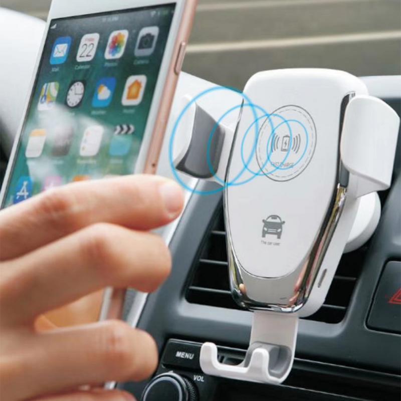 Support téléphone voiture chargeur induction sans fil - Ulneo