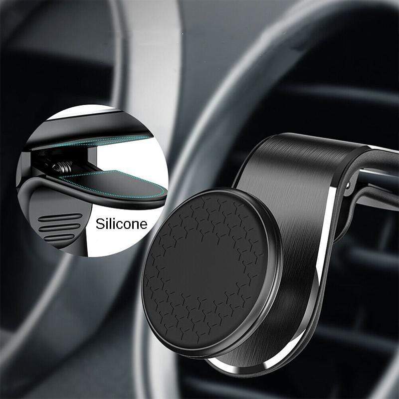 Support de téléphone magnétique pour grille d'aération de voiture –  Kikkerland Design Inc
